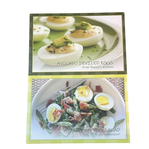 2 Negg Boiled Egg Peeler  Fast Easy Shell Remover Blue 8 Seasoning Recipes New - Picture 4 of 5